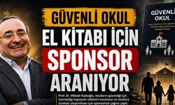 Prof. Dr. Mikdat Kadıoğlu’ndan Güvenli Okul Kitabı İçin Sponsorluk Çağrısı