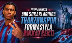 Felipe Augusto ABD Sokaklarında Trabzonspor Formasıyla Dikkat Çekti