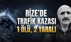 Rize’de Trafik Kazası: Halil Kork Hayatını Kaybetti, 2 Kişi Yaralandı