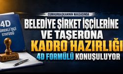 Belediye şirket işçilerine ve taşerona kadroda yeni kulis: 4D formülü Cumhurbaşkanı’nın masasında