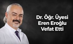 Aile Hekimi Dr. Öğr. Üyesi Eren Eroğlu Vefat Etti