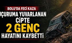 Bolu’da Feci Kaza: Uçuruma Yuvarlanan Cipte 2 Genç Hayatını Kaybetti