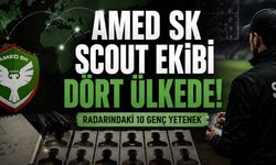 Amed SK scout ekibi dört ülkede! Radarındaki 10 genç yetenek dikkat çekiyor