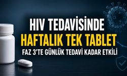 HIV tedavisinde haftalık tek tablet Faz 3’te günlük tedavi kadar etkili