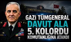 Gazi Tümgeneral Davut Ala, 5. Kolordu Komutanlığına Atandı