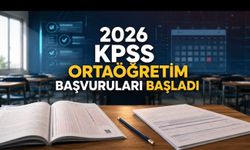 2026 KPSS Ortaöğretim Başvuruları Başladı: Tarihler Açıklandı