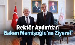 Rektör Aydın’dan Bakan Memişoğlu’na Ziyaret: Sağlık Eğitiminden Hizmet Sunumuna Güçlü İş Birliği