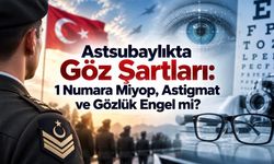 Astsubaylıkta Göz Şartları: 1 Numara Miyop, Astigmat ve Gözlük Engel mi?