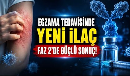 Egzama Tedavisinde Dikkat Çeken Sonuç: Yeni İlaç Faz 2’de Güçlü Etki Gösterdi