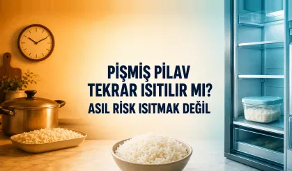Pişmiş Pilav Tekrar Isıtılır mı? Asıl Risk Isıtmak Değil