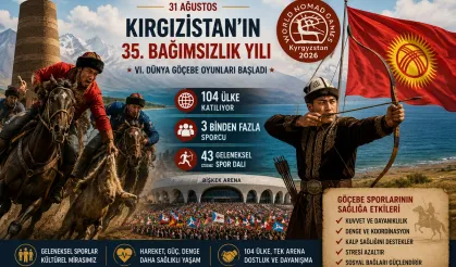 Kırgızistan’ın 35. Bağımsızlık Yılında Göçebe Oyunları Dünyayı Buluşturdu