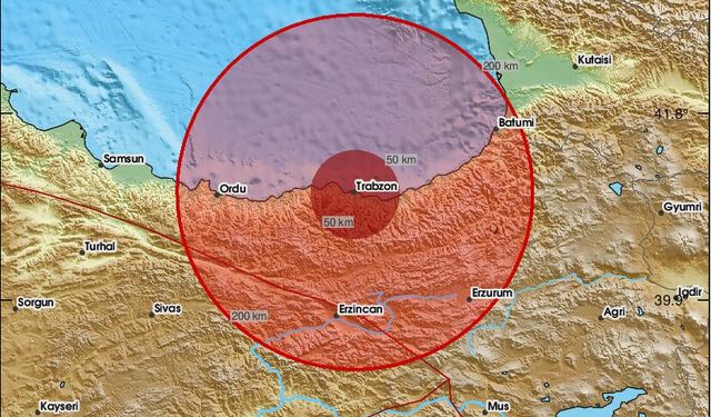 SON DAKİKA | Trabzon’da Deprem