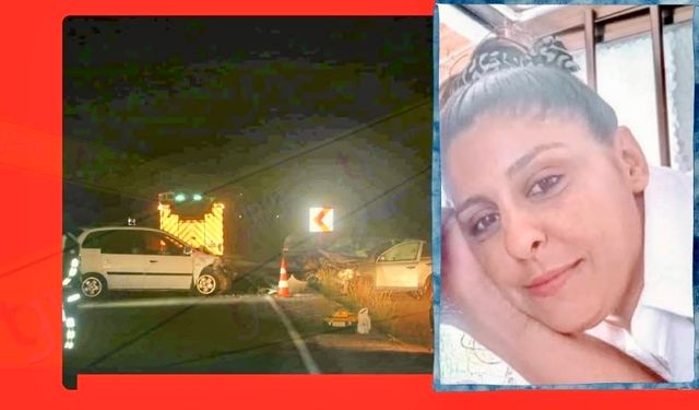 Gül Kanlı (46) İskele–Ercan Anayolu’ndaki Feci Kazada Hayatını Kaybetti