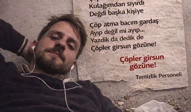 Trabzon Of'ta 7. Kattan Başına Çöp Atıldı: Temizlik İşçisinin Şiirle İsyanı