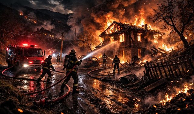 Trabzon’da İki İlçede Yangın Alarmı: Çaykara ve Köprübaşı’nda Alevler Yükseldi