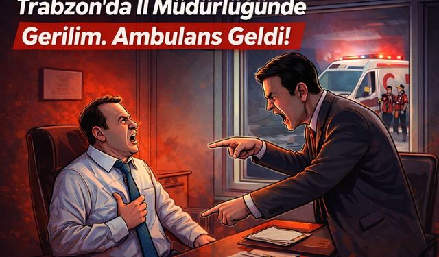 Trabzon İl Müdürlüğünde Şok İddia: Tartışma Sonrası Ambulans Çağrıldı