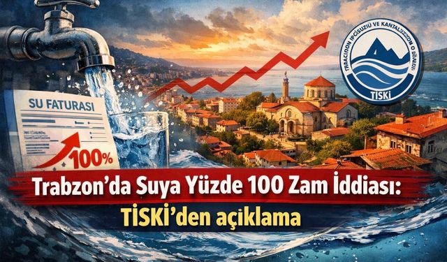 Trabzon’da Su Faturaları Neden Arttı? TİSKİ’den Açıklama