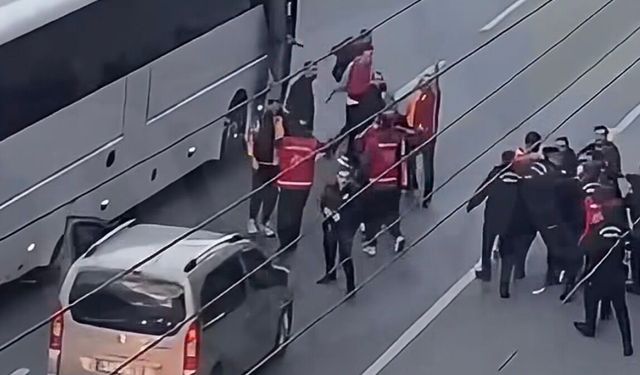 Akçaabat’ta maç öncesi gerginlik: Taraftarlar karşı karşıya geldi