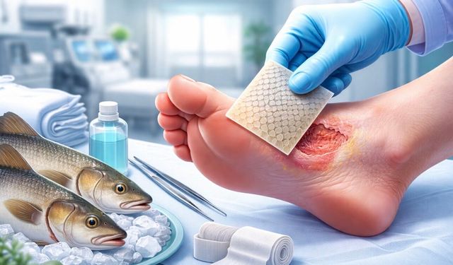 Balık Derisinden Üretilen Yara Örtüsü Diyabetik Ülserlerde Umut Oldu