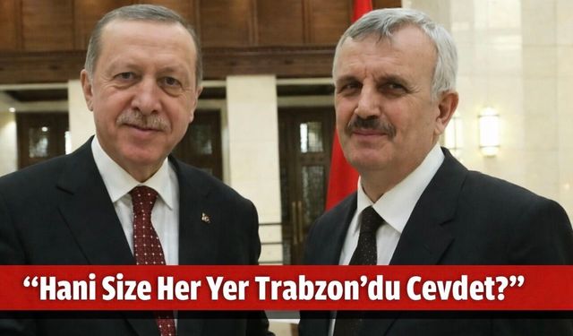Cumhurbaşkanı Erdoğan’dan Erdöl’e Gülümseten Trabzon Esprisi