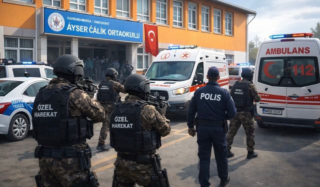 Kahramanmaraş’ta okulda silahlı saldırı: Can kaybı ve yaralılar var