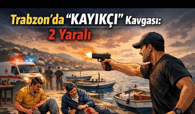 Trabzon’da kayık çekme tartışması silahlı kavgaya döndü: 2 yaralı