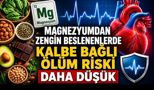 Magnezyumdan Zengin Beslenenlerde Kalbe Bağlı Ölüm Riski Daha Düşük