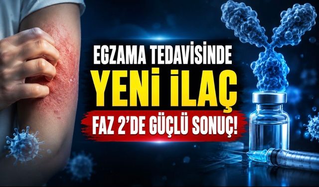 Egzama Tedavisinde Dikkat Çeken Sonuç: Yeni İlaç Faz 2’de Güçlü Etki Gösterdi