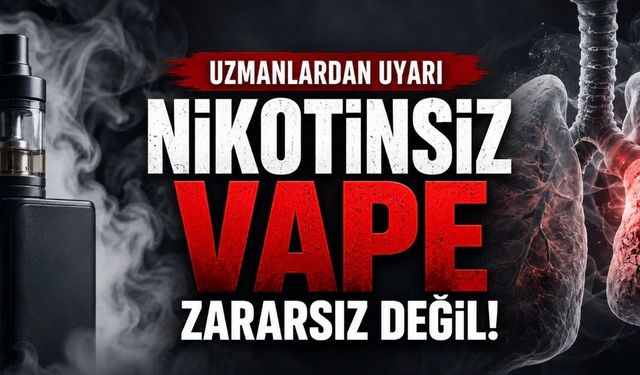 Nikotinsiz Vape Masum Değil: Akciğerden Kalbe Uzanan Riskler Araştırmalarda Görüldü