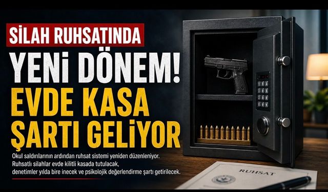 Silah Ruhsatında Yeni Dönem: Evde Kasa Şartı Gündemde