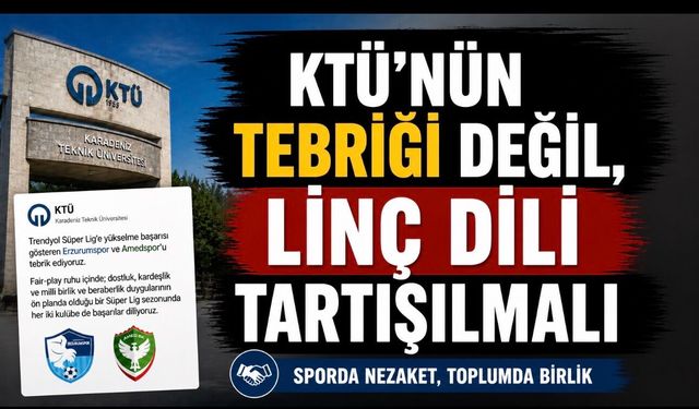 Bir Tebrik Mesajından Linç Kampanyası Çıkarmak