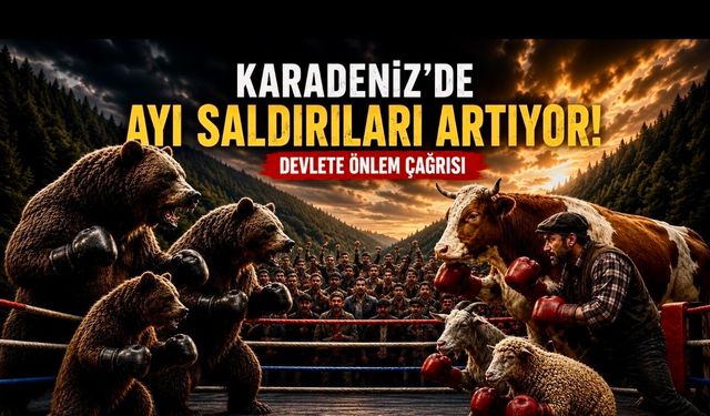 Karadeniz’de Ayı Saldırıları Artıyor: İnsanlar, Hayvanlar, Ahırlar, Yaylalar ve Köyler Tehdit Altında