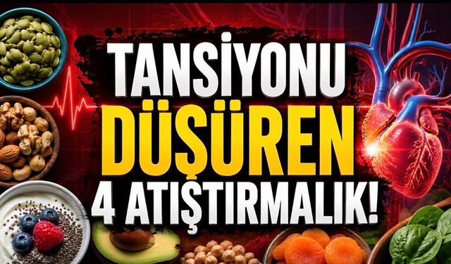 Tansiyonu Dengelemeye Yardımcı Atıştırmalıklar: Uzmanlar Bu 4 Besine Dikkat Çekiyor