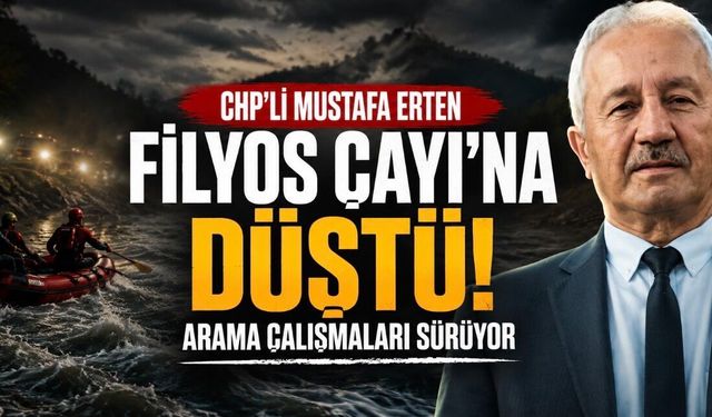 CHP’li Mustafa Erten Filyos Çayı’nda Akıntıya Kapıldı
