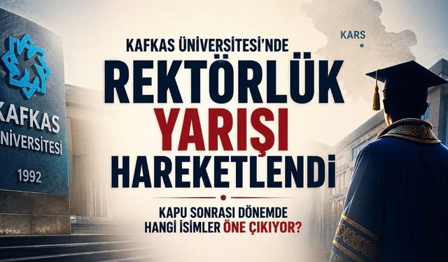 Kafkas Üniversitesi’nde Rektörlük Kulisleri Hareketlendi: Kapu Sonrası Kim Öne Çıkıyor?
