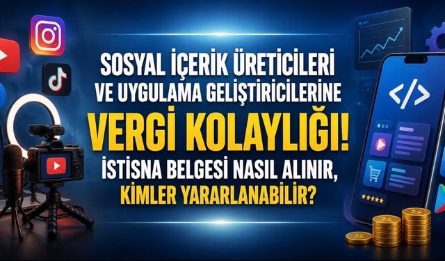 Sosyal Medya Geliri Olanlara Vergi Kolaylığı: Şirket Kurmak Gerekmiyor