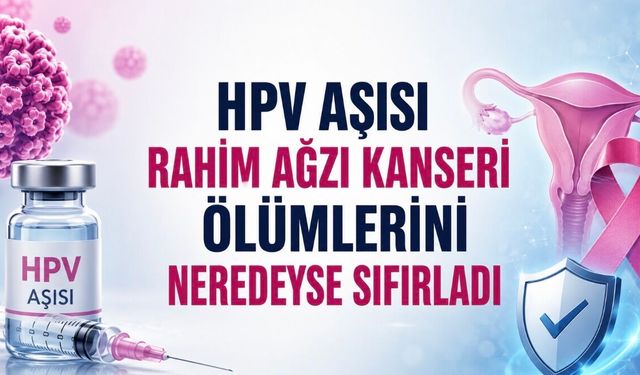 HPV Aşısı Rahim Ağzı Kanseri Ölümlerini Neredeyse Sıfırladı