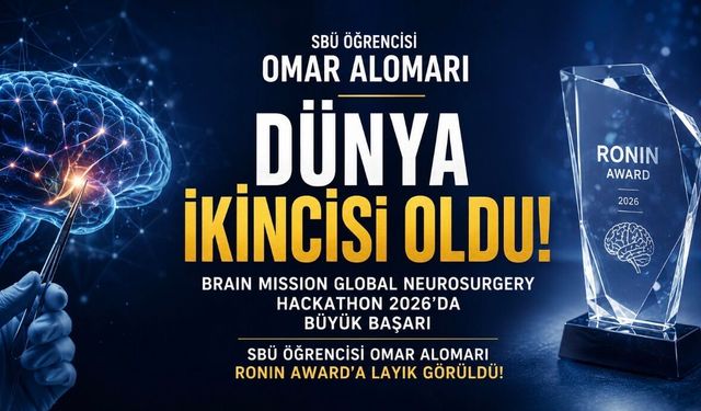 SBÜ Öğrencisi Omar Alomari Global Nöroşirürji Hackathonu’nda Dünya İkincisi Oldu