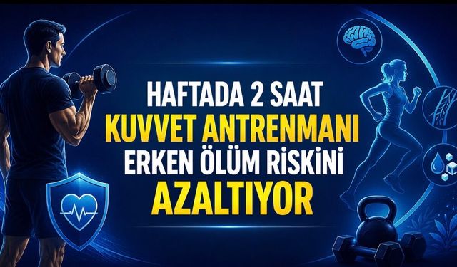 Haftada 2 Saat Kuvvet Antrenmanı Erken Ölüm Riskini Azaltabilir