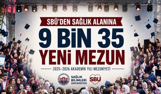 SBÜ’den Sağlık Sektörüne Dev Katkı: 9 Bin 35 Yeni Mezun Göreve Hazır