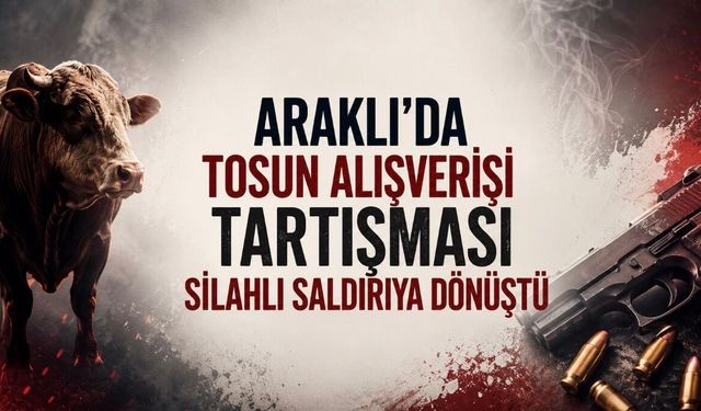 Araklı’da Tosun Alışverişi Tartışması Silahlı Saldırıya Dönüştü