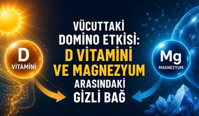 Vücuttaki Domino Etkisi: D Vitamini Eksikliği Magnezyumu, Magnezyum da D Vitaminini Etkiliyor