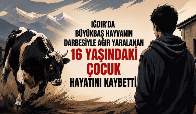 Iğdır’da ahırda acı olay: 16 yaşındaki Muhammet Ali Tazegün hayatını kaybetti