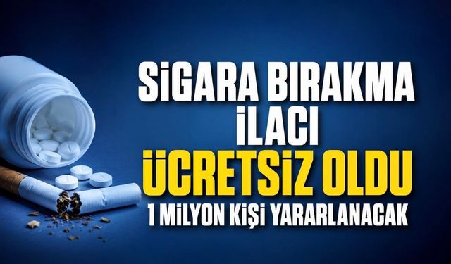 Sigara Bırakmak İsteyenlere Ücretsiz İlaç Desteği