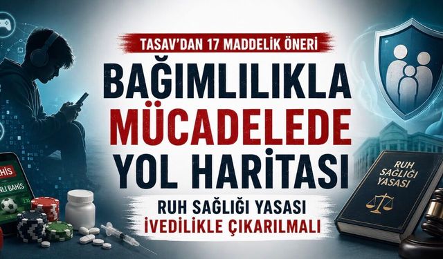 TASAV’dan Bağımlılıkla Mücadele İçin 17 Maddelik Yol Haritası