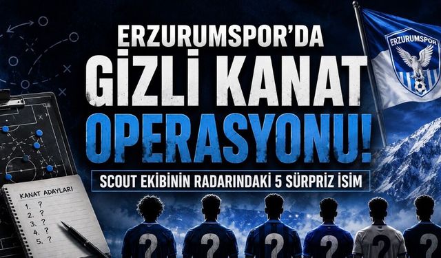 Erzurumspor’da Gizli Kanat Operasyonu! Scout Ekibinin Radarındaki 5 Sürpriz İsim
