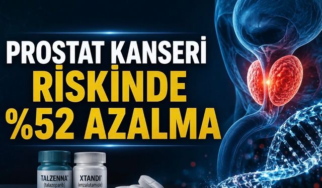 Faz 3 çalışma: Prostat kanserinde hedefe yönelik tedavi ölüm veya ilerleme riskini %52 azalttı