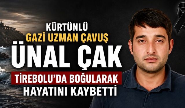 Gümüşhane’li Gazi Uzman Çavuş Ünal Çak, Tirebolu’da Boğulma Sonucu Hayatını Kaybetti