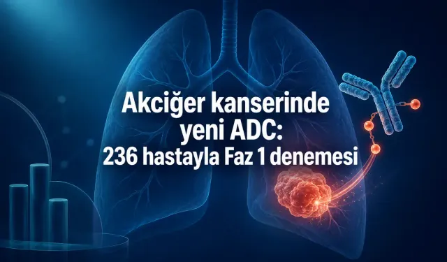 Akciğer kanserinde yeni ADC: 236 hastayla Faz 1 denemesi