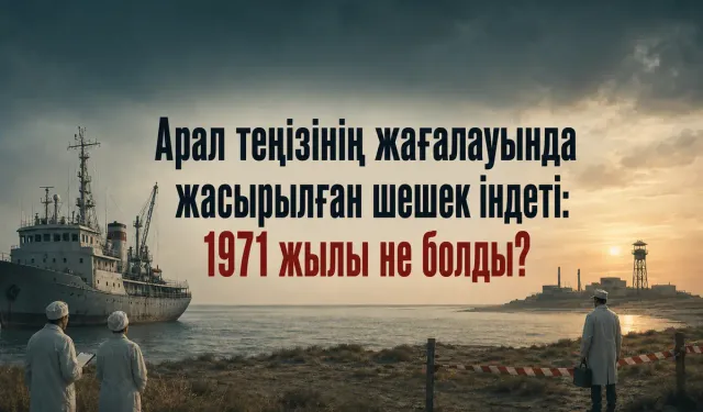Арал теңізінің жағалауында жасырылған шешек індеті: 1971 жылы не болды?